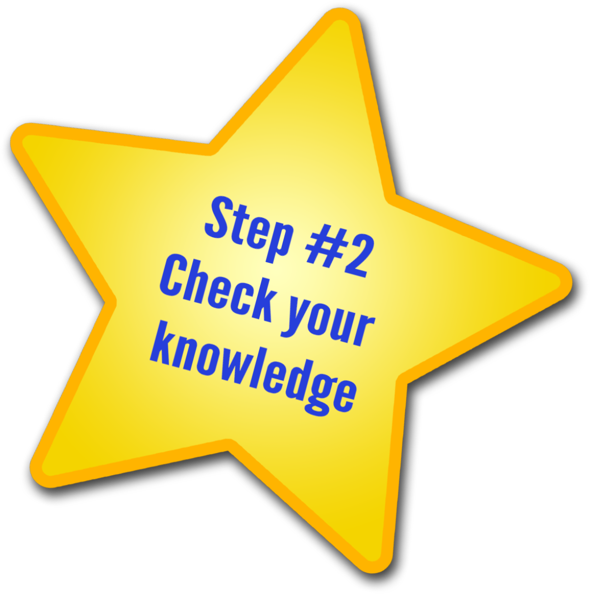 Step 2 - Check your knowledge